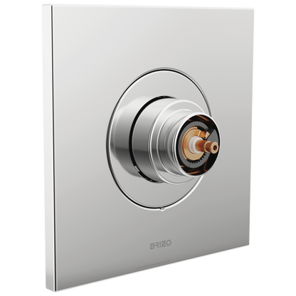 Frank Lloyd Wright Bath Collection by Brizo Sensori Thermostatic Valve Trim - Less Handle - Polished Chrome