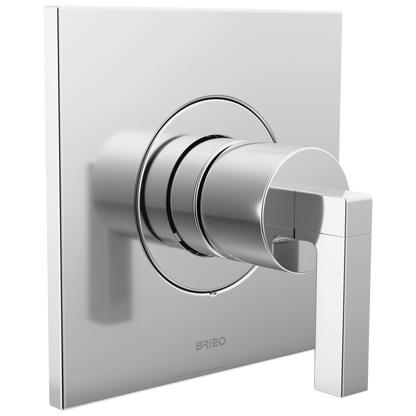 Brizo Frank Lloyd Wright Bath Collection by Brizo Sensori Thermostatic Valve Trim - Less Handle - Complete Kit - Polished Chrome