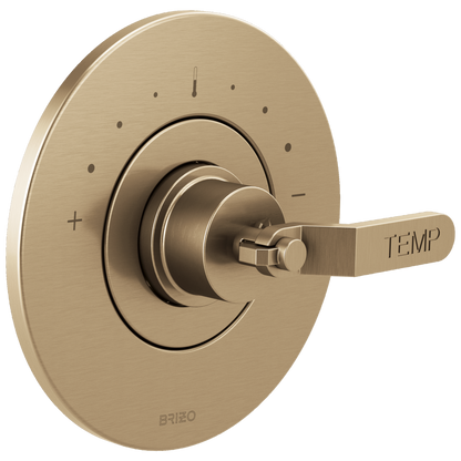 Brizo Litze Sensori Thermostatic Valve Trim - Less Handle - Complete Kit - Brilliance® Luxe Gold®