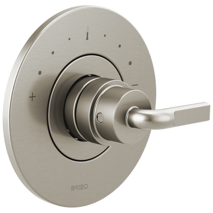 Brizo Litze Sensori Thermostatic Valve Trim - Less Handle - Complete Kit - Brilliance® Luxe Nickel®