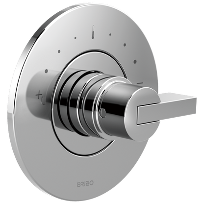 Brizo Litze Sensori Thermostatic Valve Trim - Less Handle - Complete Kit - Polished Chrome