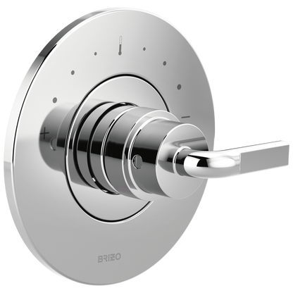 Brizo Litze Sensori Thermostatic Valve Trim - Less Handle - Complete Kit - Polished Chrome