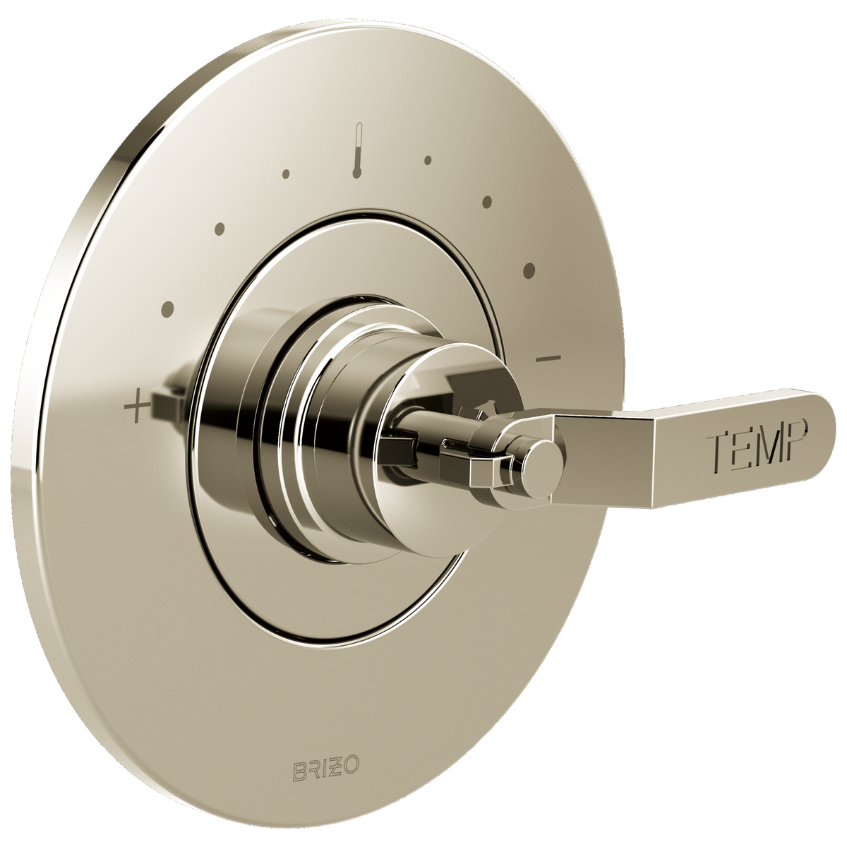 Brizo Litze Sensori Thermostatic Valve Trim - Less Handle - Complete Kit - Brilliance® Polished Nickel