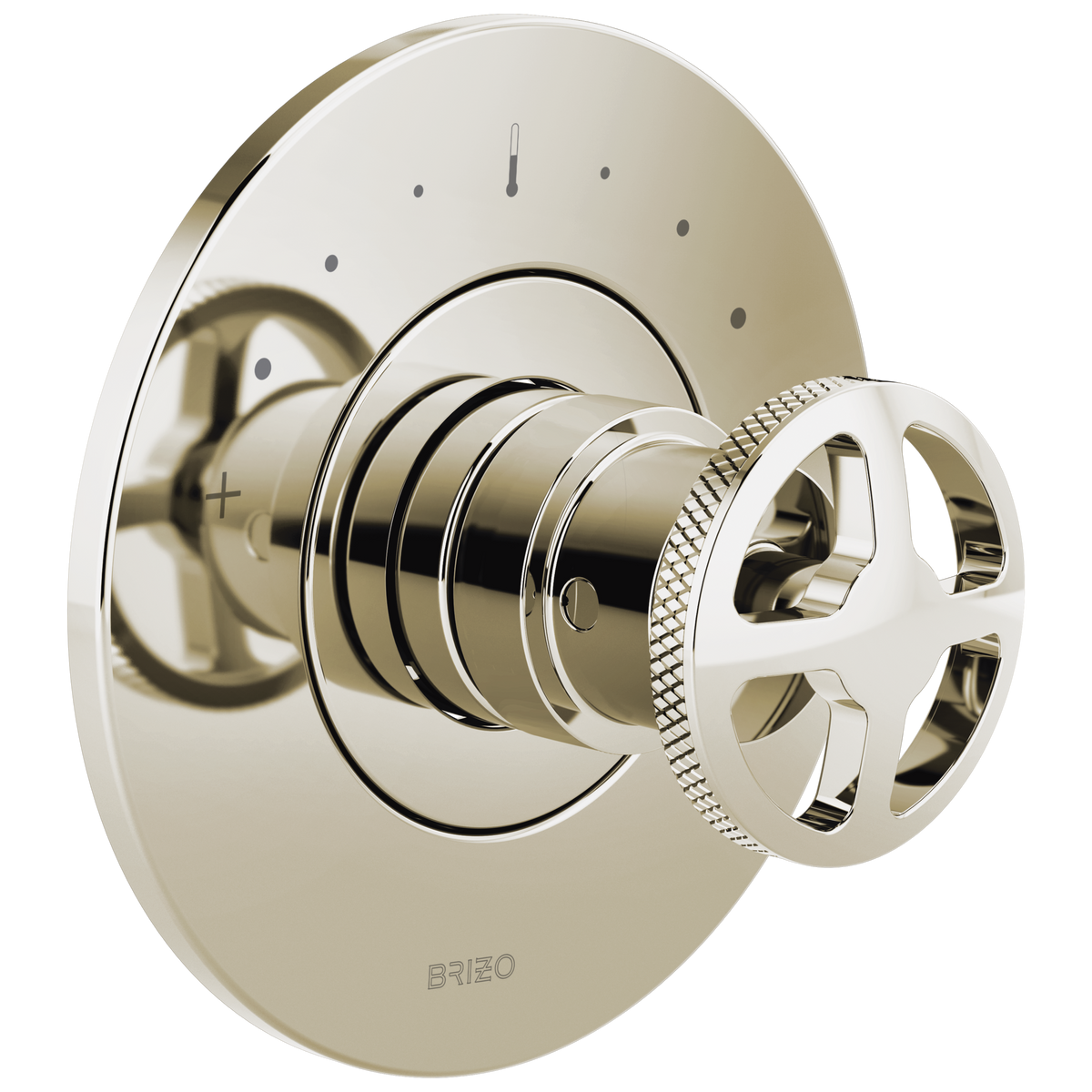 Brizo Litze Sensori Thermostatic Valve Trim - Less Handle - Complete Kit - Brilliance® Polished Nickel