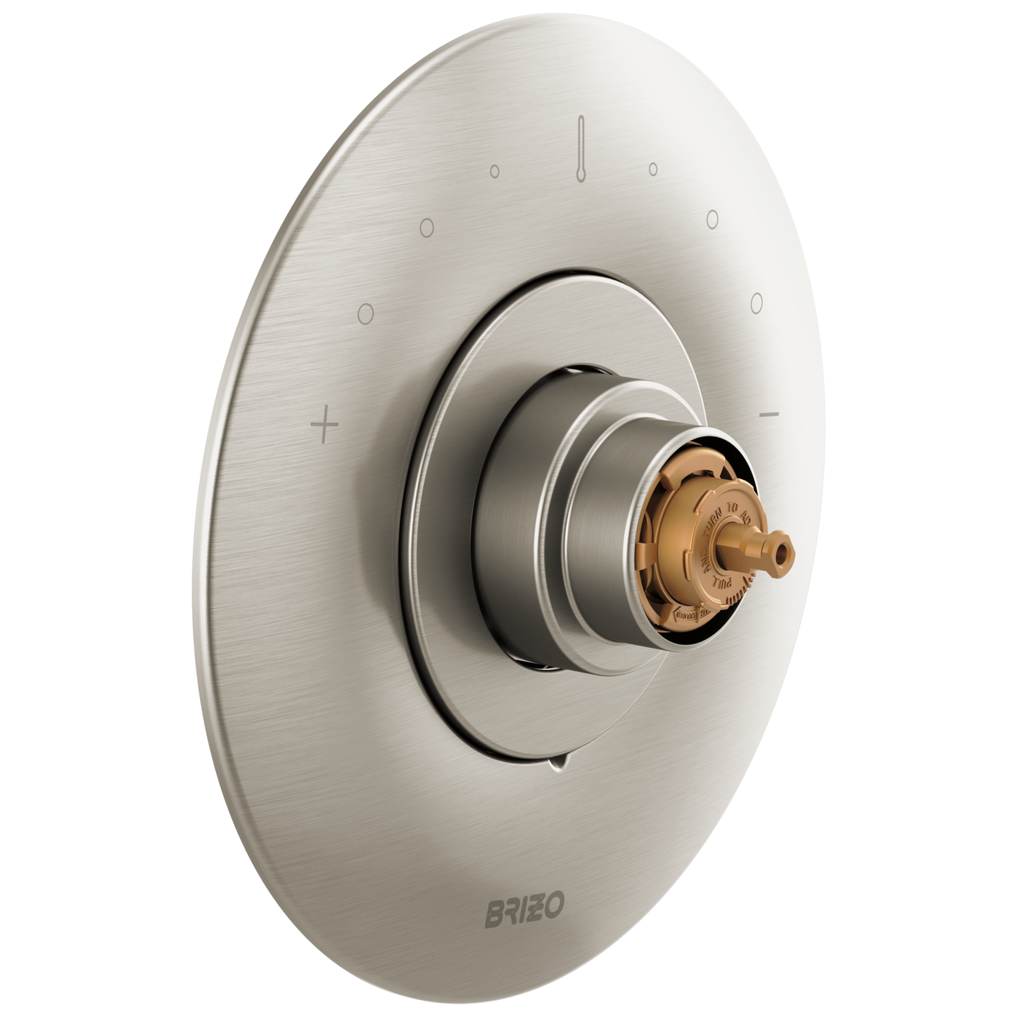Odin Sensori Thermostatic Valve Trim - Less Handle - Brilliance® Brushed Nickel