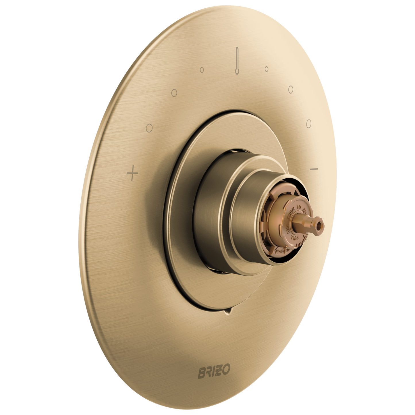 Odin Sensori Thermostatic Valve Trim - Less Handle - Brilliance® Luxe Gold®