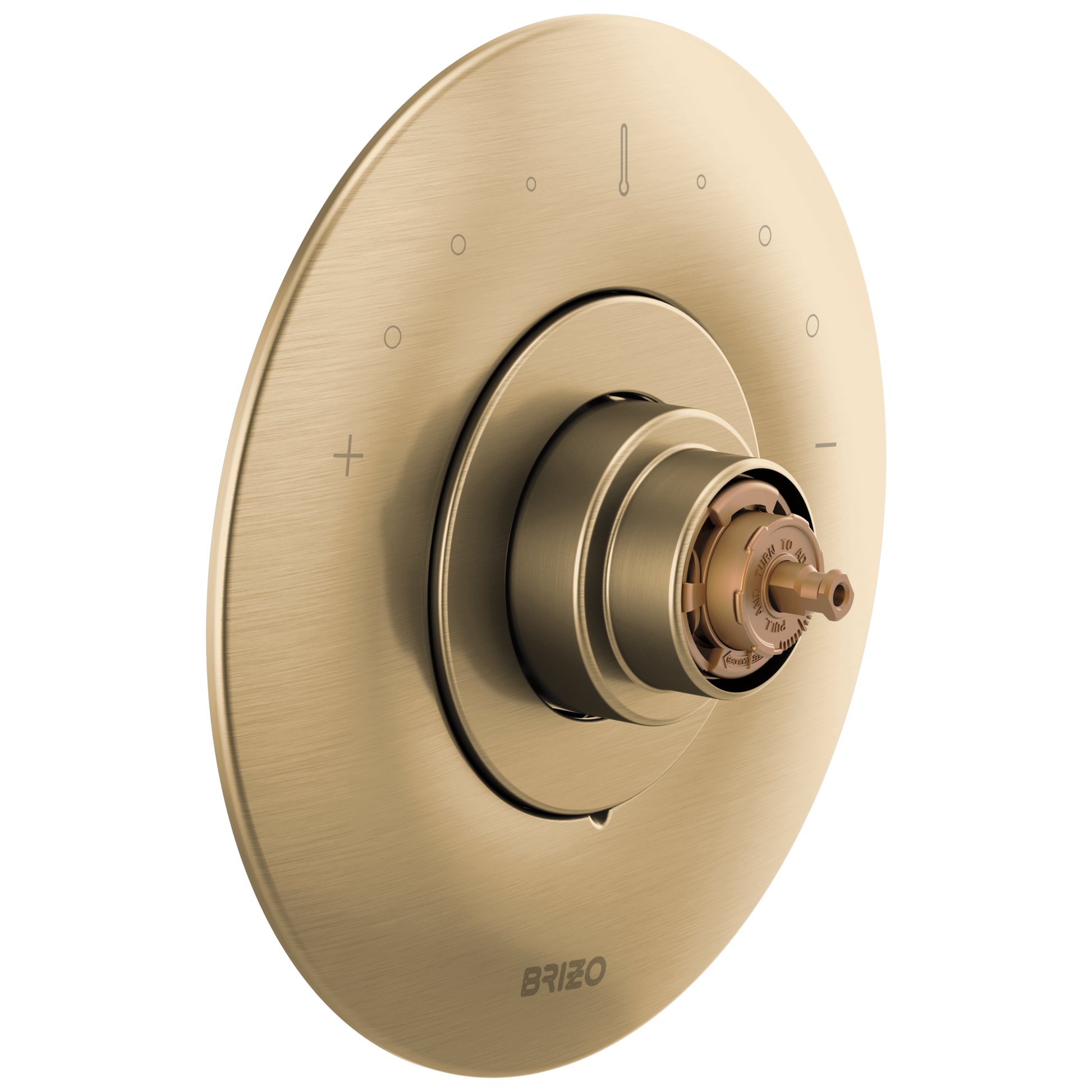 Odin Sensori Thermostatic Valve Trim - Less Handle - Brilliance® Luxe Gold®