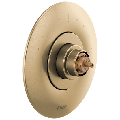 Odin Sensori Thermostatic Valve Trim - Less Handle - Brilliance® Luxe Gold®