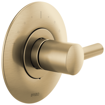 Brizo Odin Sensori Thermostatic Valve Trim - Less Handle - Complete Kit - Brilliance® Luxe Gold®