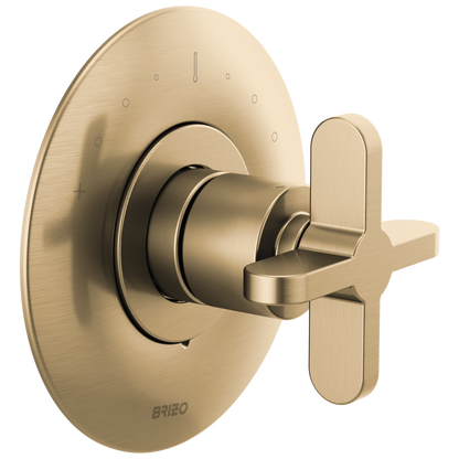 Brizo Odin Sensori Thermostatic Valve Trim - Less Handle - Complete Kit - Brilliance® Luxe Gold®