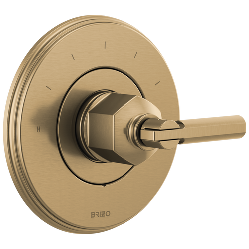 Brizo Invari Sensori Thermostatic Valve Trim - Less Handle - Complete Kit - Brilliance® Luxe Gold®