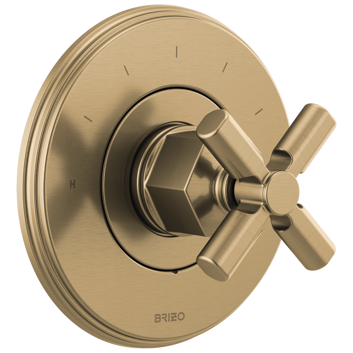 Brizo Invari Sensori Thermostatic Valve Trim - Less Handle - Complete Kit - Brilliance® Luxe Gold®