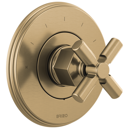 Brizo Invari Sensori Thermostatic Valve Trim - Less Handle - Complete Kit - Brilliance® Luxe Gold®