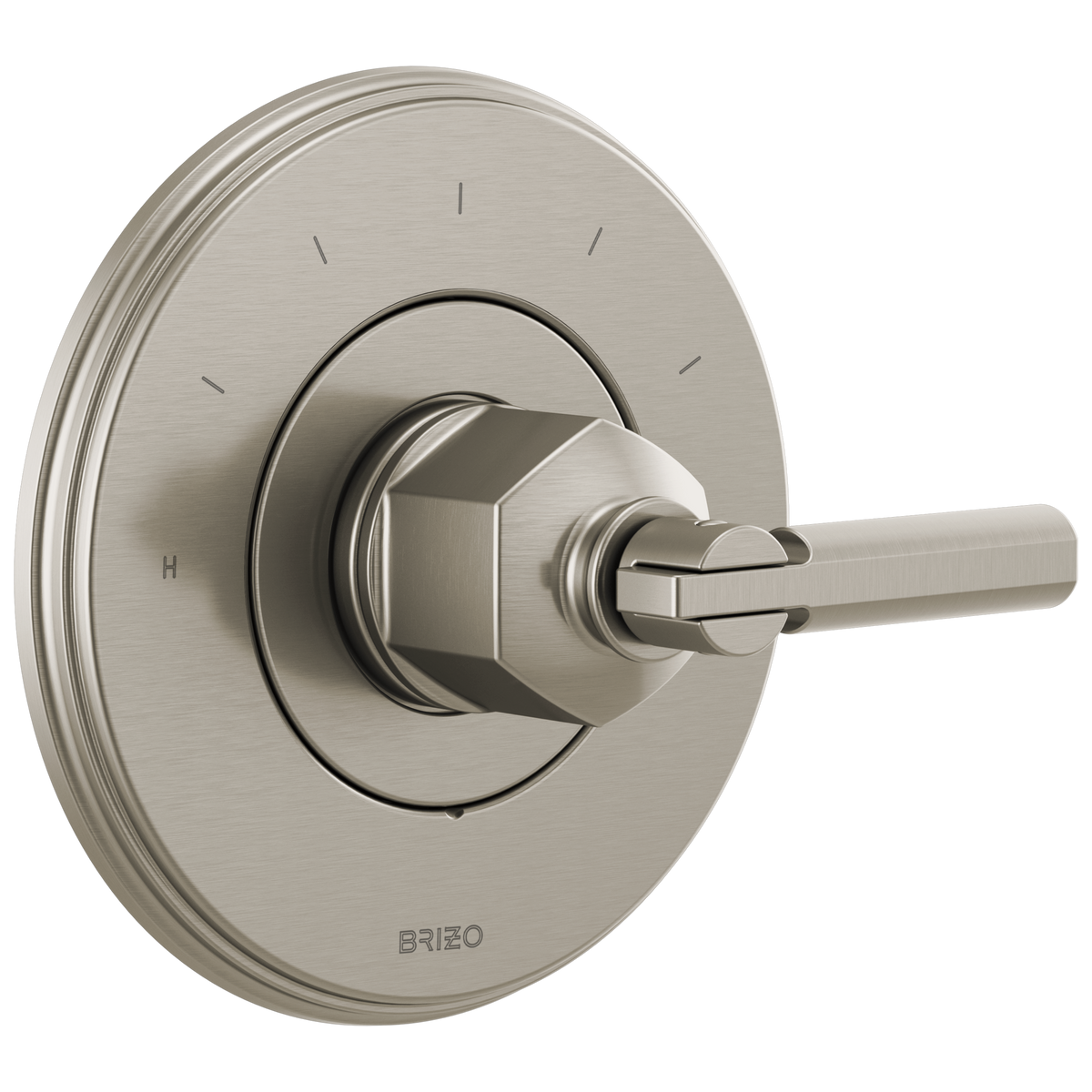 Brizo Invari Sensori Thermostatic Valve Trim - Less Handle - Complete Kit - Brilliance® Luxe Nickel®
