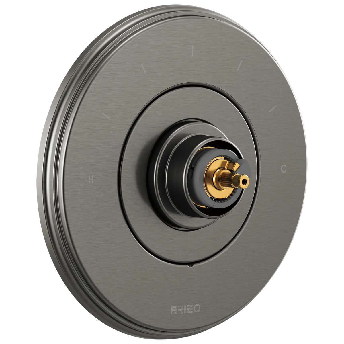 Invari Sensori Thermostatic Valve Trim - Less Handle - Brilliance® Luxe Steel®