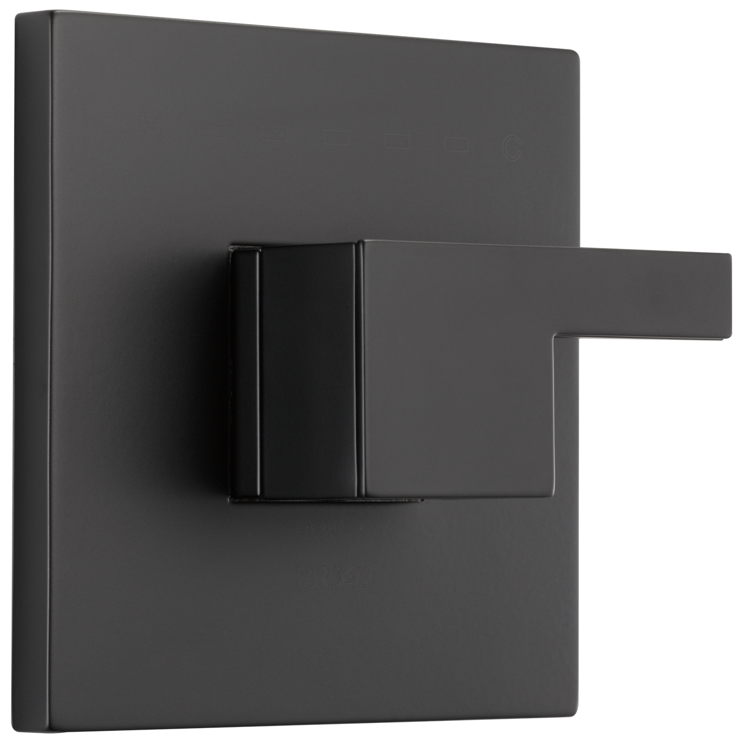 Siderna Sensori Thermostatic Valve Trim - Matte Black