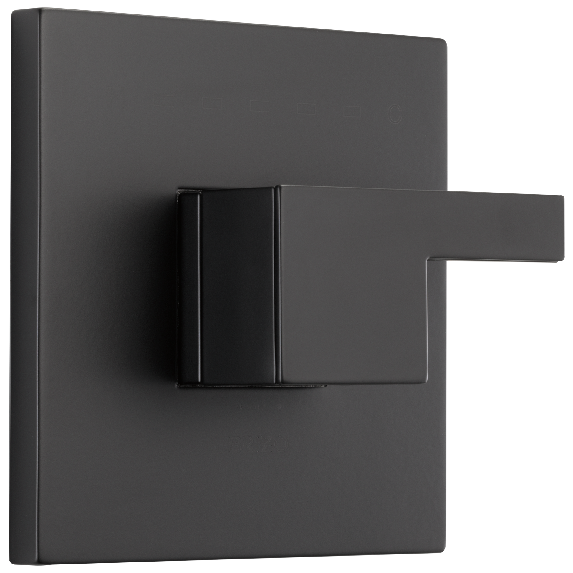 Siderna Sensori Thermostatic Valve Trim - Matte Black