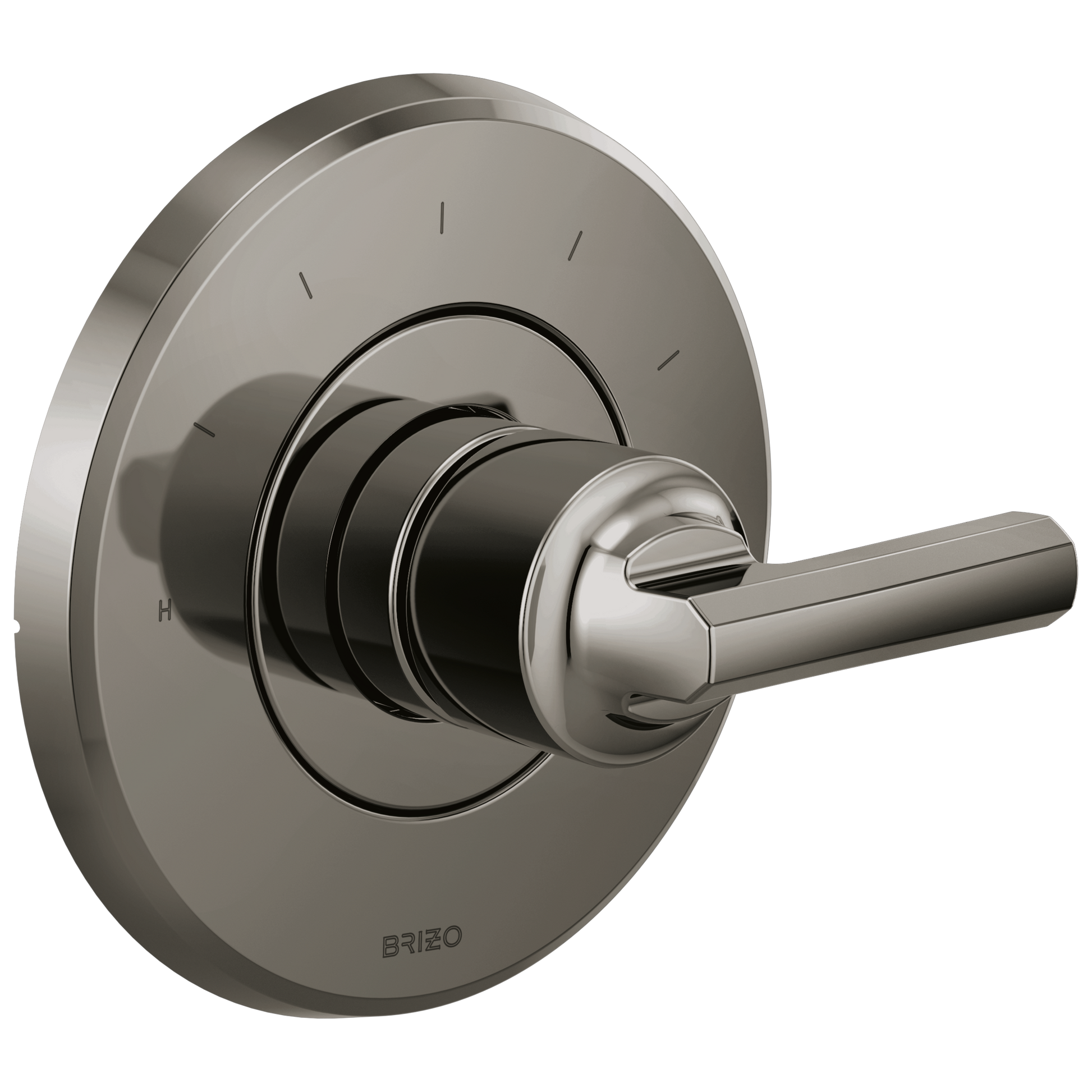 Brizo Levoir Sensori Thermostatic Valve Trim - Less Handle - Complete Kit - Brilliance® Black Onyx