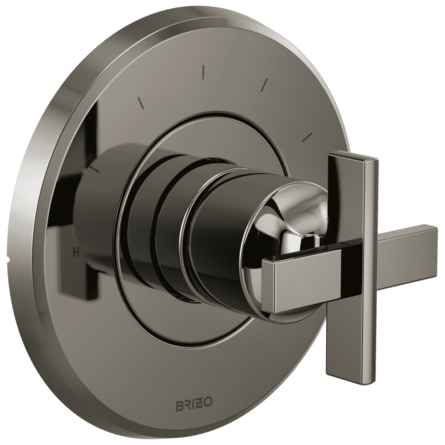 Brizo Levoir Sensori Thermostatic Valve Trim - Less Handle - Complete Kit - Brilliance® Black Onyx