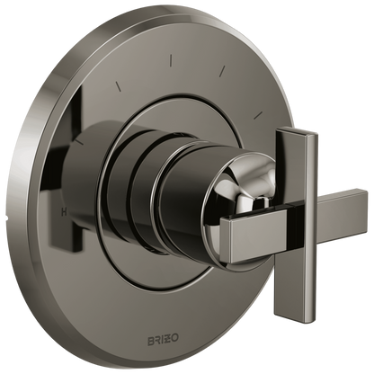 Brizo Levoir Sensori Thermostatic Valve Trim - Less Handle - Complete Kit - Brilliance® Black Onyx