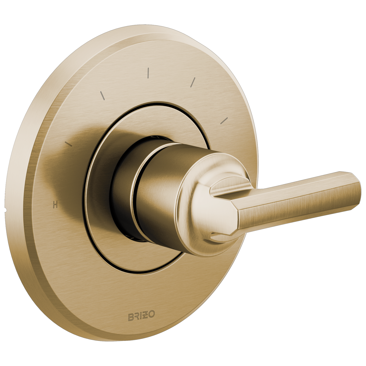 Brizo Levoir Sensori Thermostatic Valve Trim - Less Handle - Complete Kit - Brilliance® Luxe Gold®