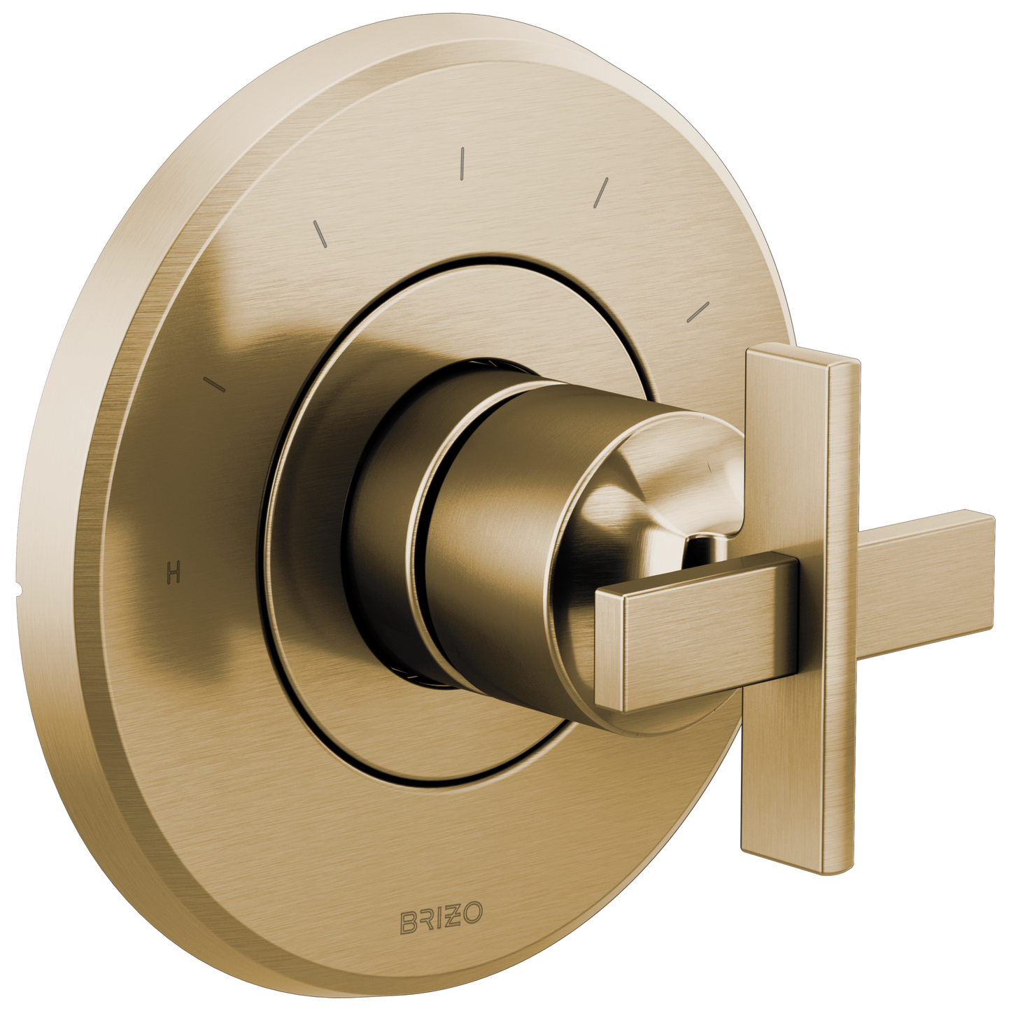 Brizo Levoir Sensori Thermostatic Valve Trim - Less Handle - Complete Kit - Brilliance® Luxe Gold®