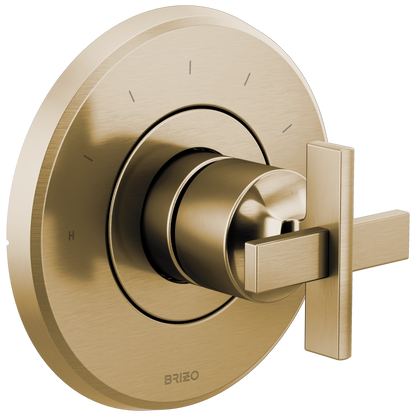 Brizo Levoir Sensori Thermostatic Valve Trim - Less Handle - Complete Kit - Brilliance® Luxe Gold®
