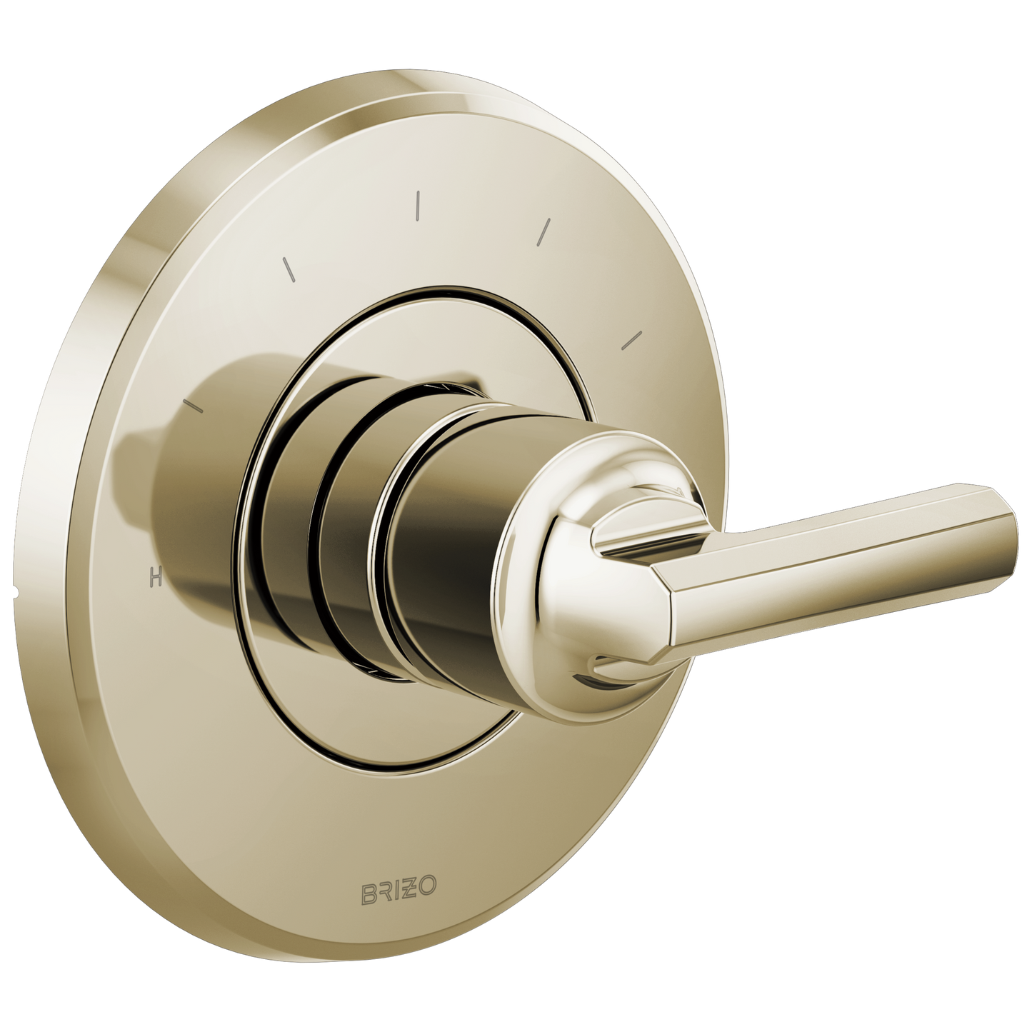 Brizo Levoir Sensori Thermostatic Valve Trim - Less Handle - Complete Kit - Brilliance® Polished Nickel