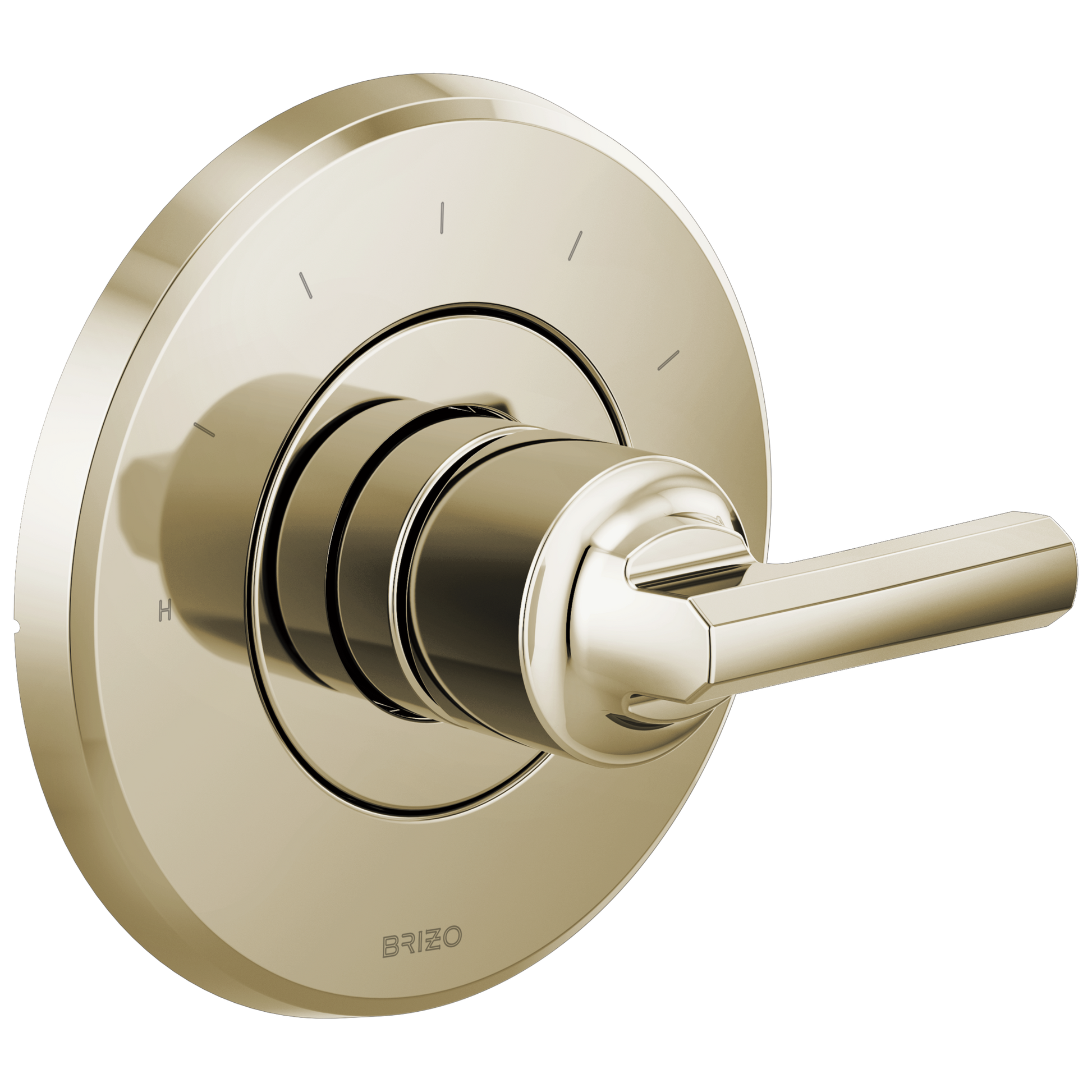 Brizo Levoir Sensori Thermostatic Valve Trim - Less Handle - Complete Kit - Brilliance® Polished Nickel