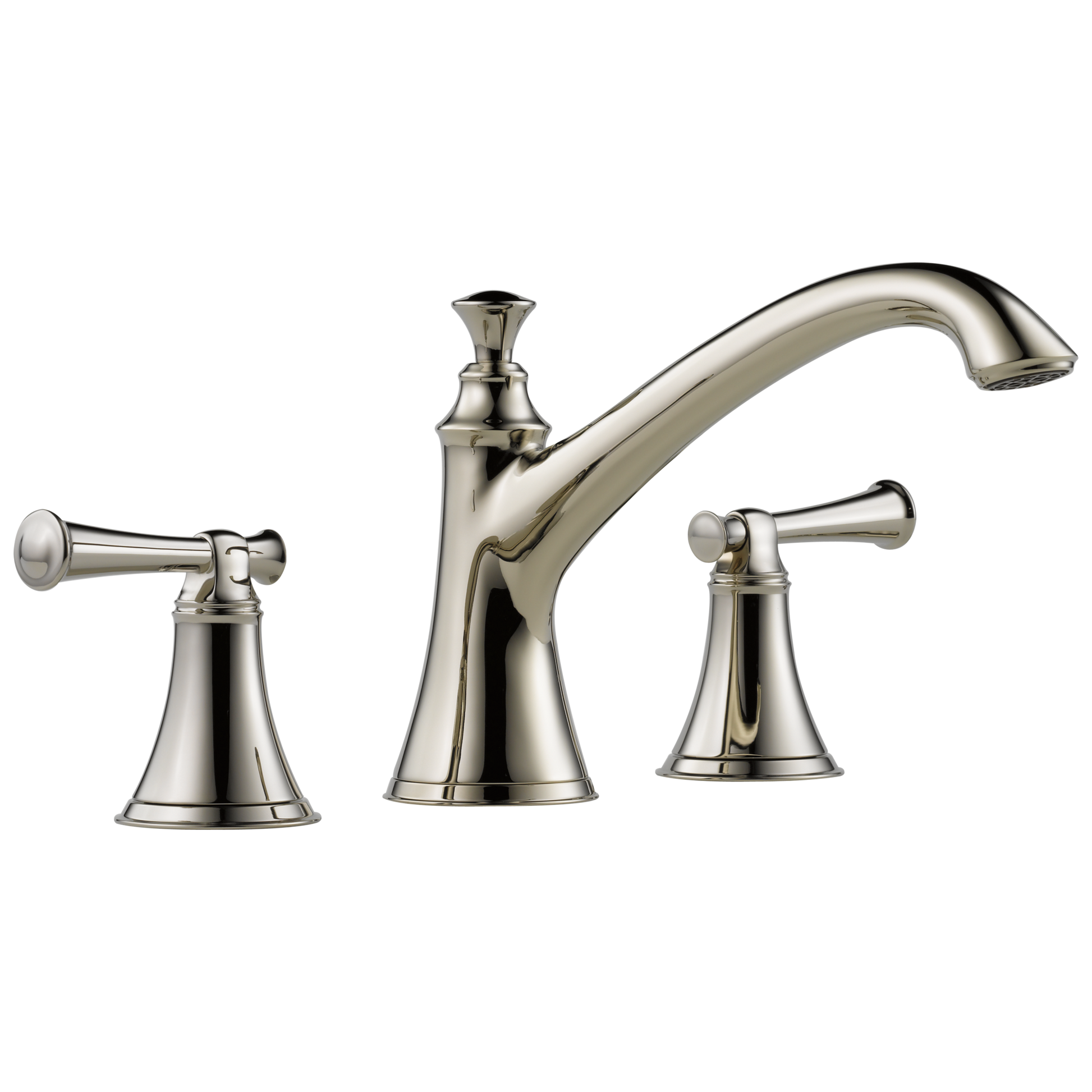 Brizo Baliza Roman Tub Trim - Less Handles - Complete Kit - Brilliance® Polished Nickel