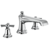 Brizo Rook Roman Tub Faucet - Less Handles - Complete Kit - Polished Chrome