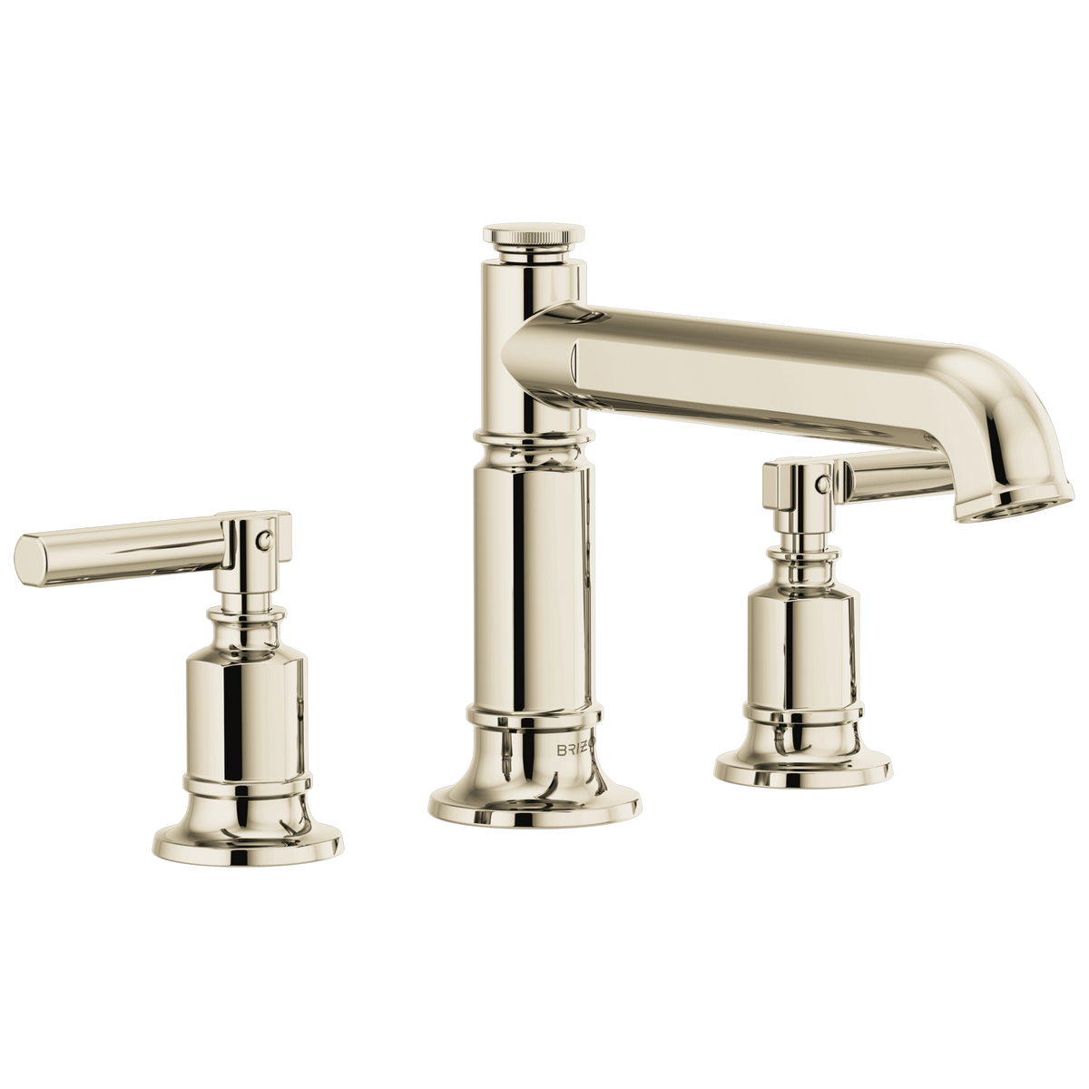Brizo Invari Roman Tub Faucet - Less Handles - Complete Kit - Brilliance® Polished Nickel