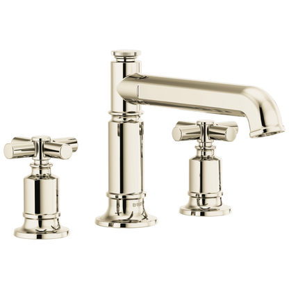 Brizo Invari Roman Tub Faucet - Less Handles - Complete Kit - Brilliance® Polished Nickel