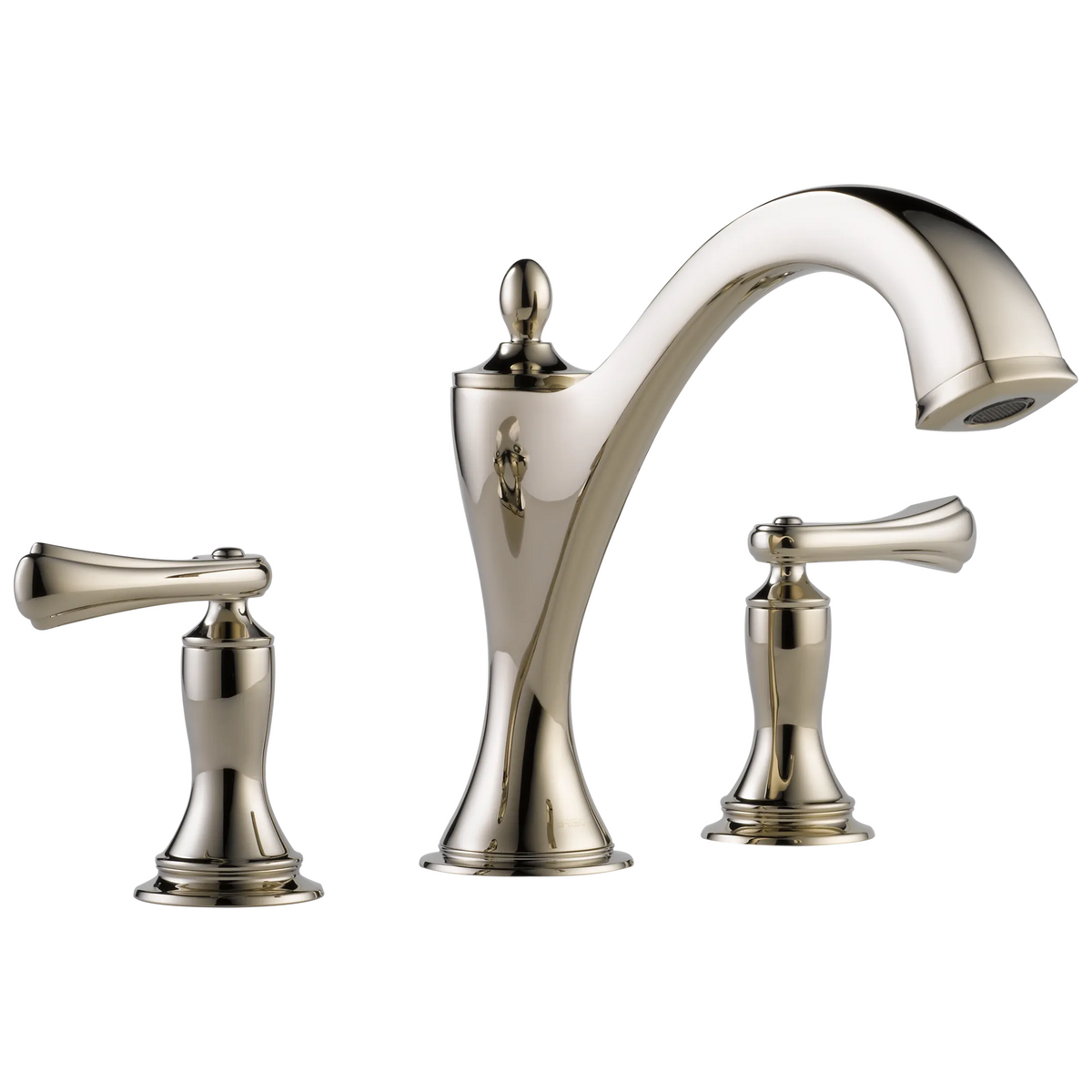 Brizo Charlotte Roman Tub Faucet - Less Handles - Complete Kit - Brilliance® Polished Nickel