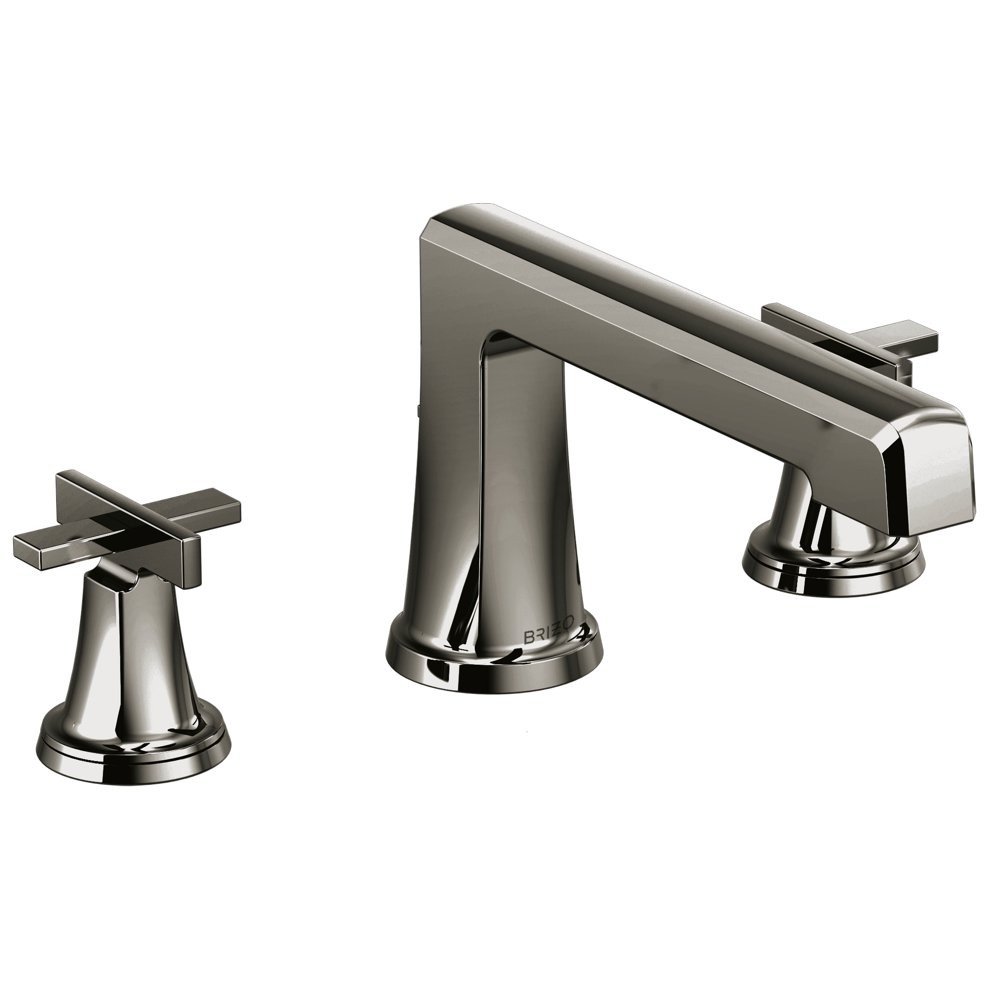 Brizo Levoir Roman Tub Faucet - Less Handles - Complete Kit - Brilliance® Black Onyx