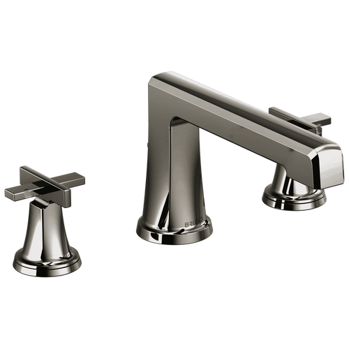 Brizo Levoir Roman Tub Faucet - Less Handles - Complete Kit - Brilliance® Black Onyx