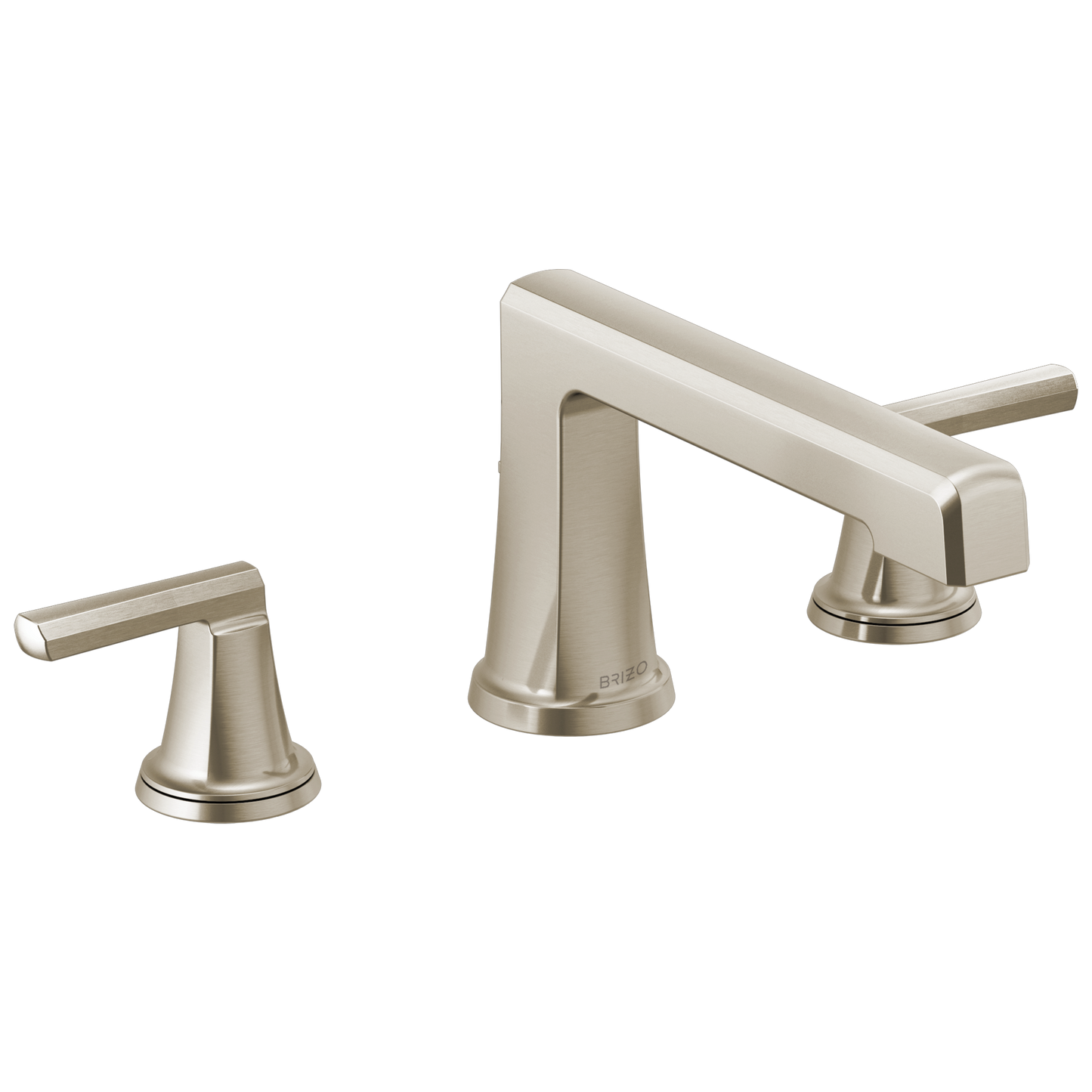 Brizo Levoir Roman Tub Faucet - Less Handles - Complete Kit - Brilliance® Luxe Nickel®