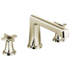 Brizo Levoir Roman Tub Faucet - Less Handles - Complete Kit - Brilliance® Polished Nickel