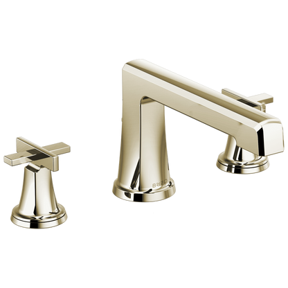 Brizo Levoir Roman Tub Faucet - Less Handles - Complete Kit - Brilliance® Polished Nickel