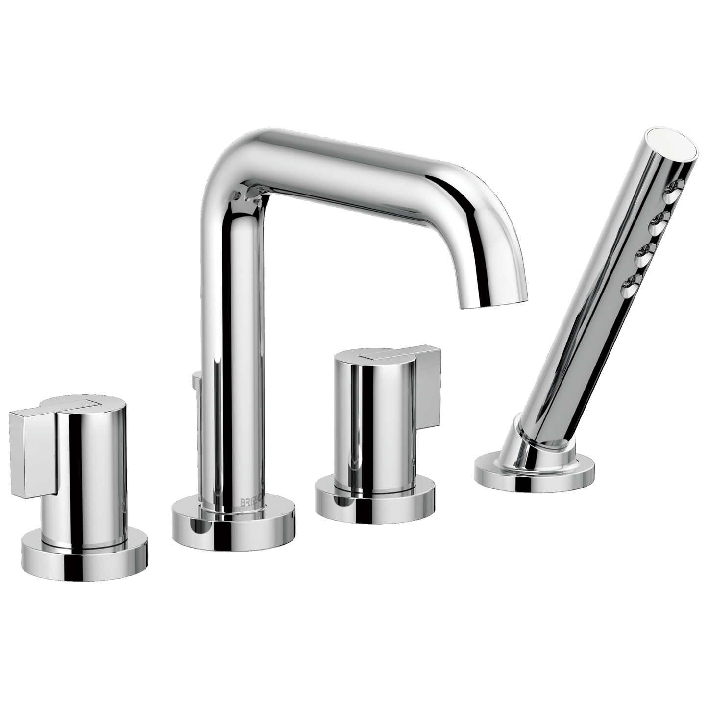 Brizo Litze Roman Tub with Handshower - Less Handles - Complete Kit - Polished Chrome