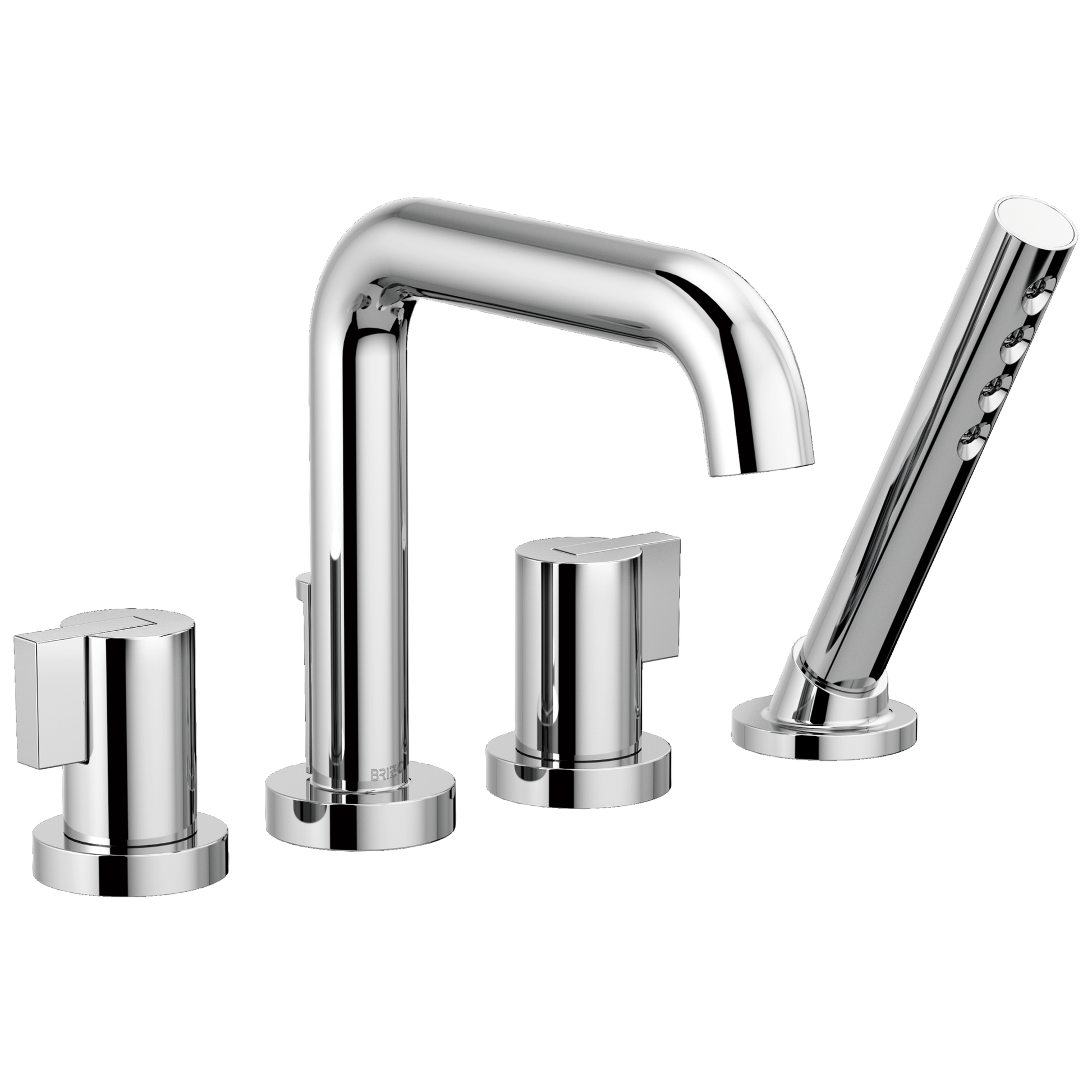 Brizo Litze Roman Tub with Handshower - Less Handles - Complete Kit - Polished Chrome