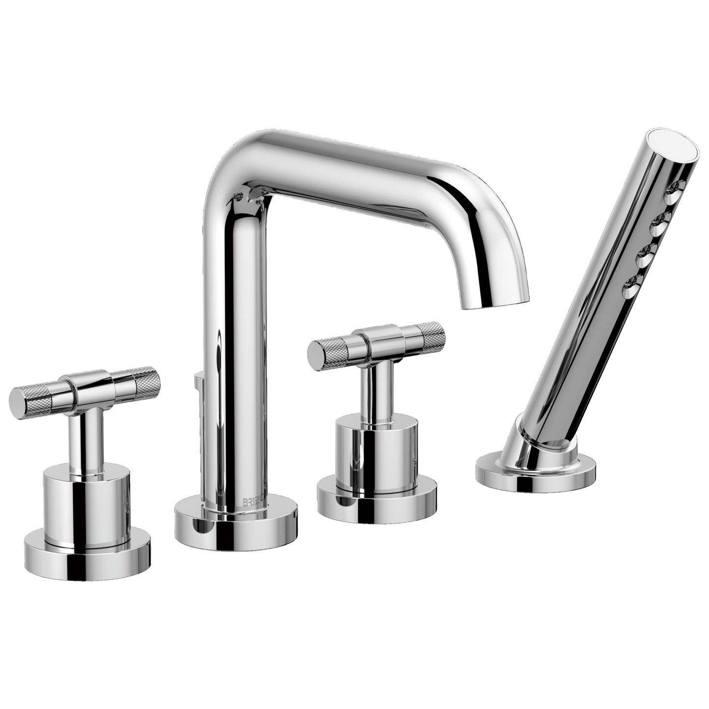 Brizo Litze Roman Tub with Handshower - Less Handles - Complete Kit - Polished Chrome