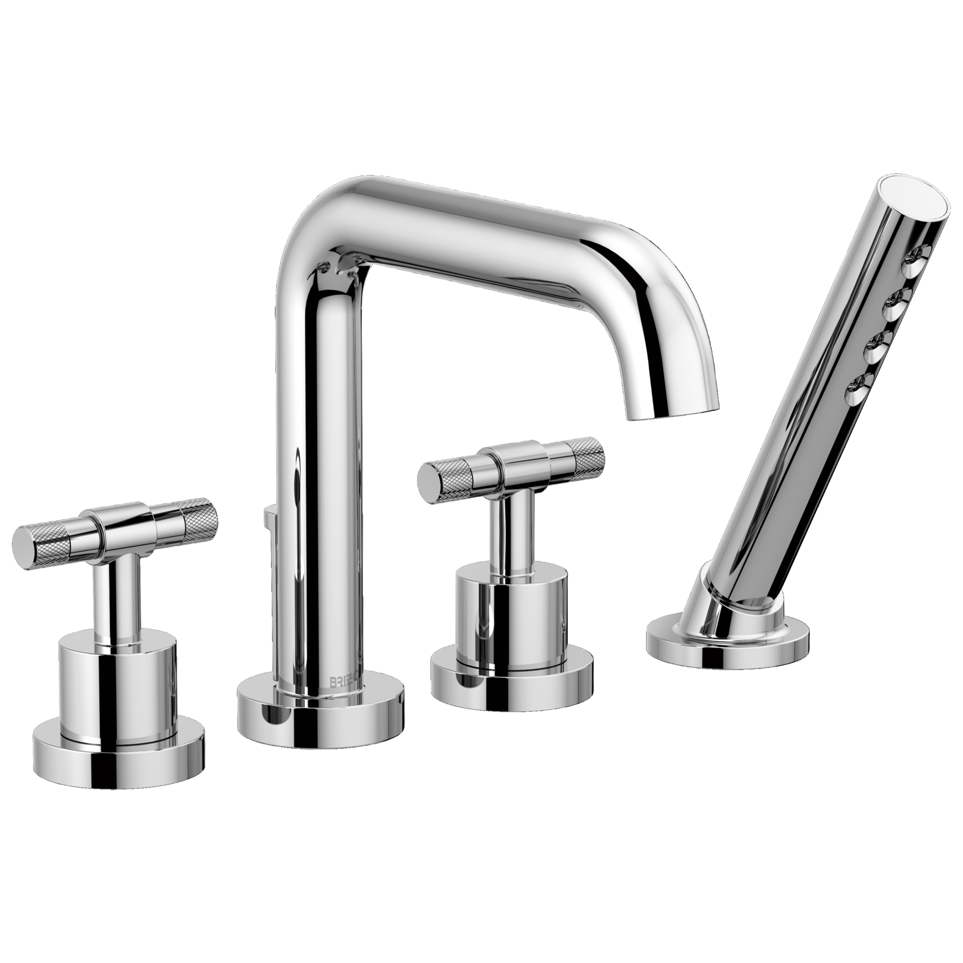 Brizo Litze Roman Tub with Handshower - Less Handles - Complete Kit - Polished Chrome