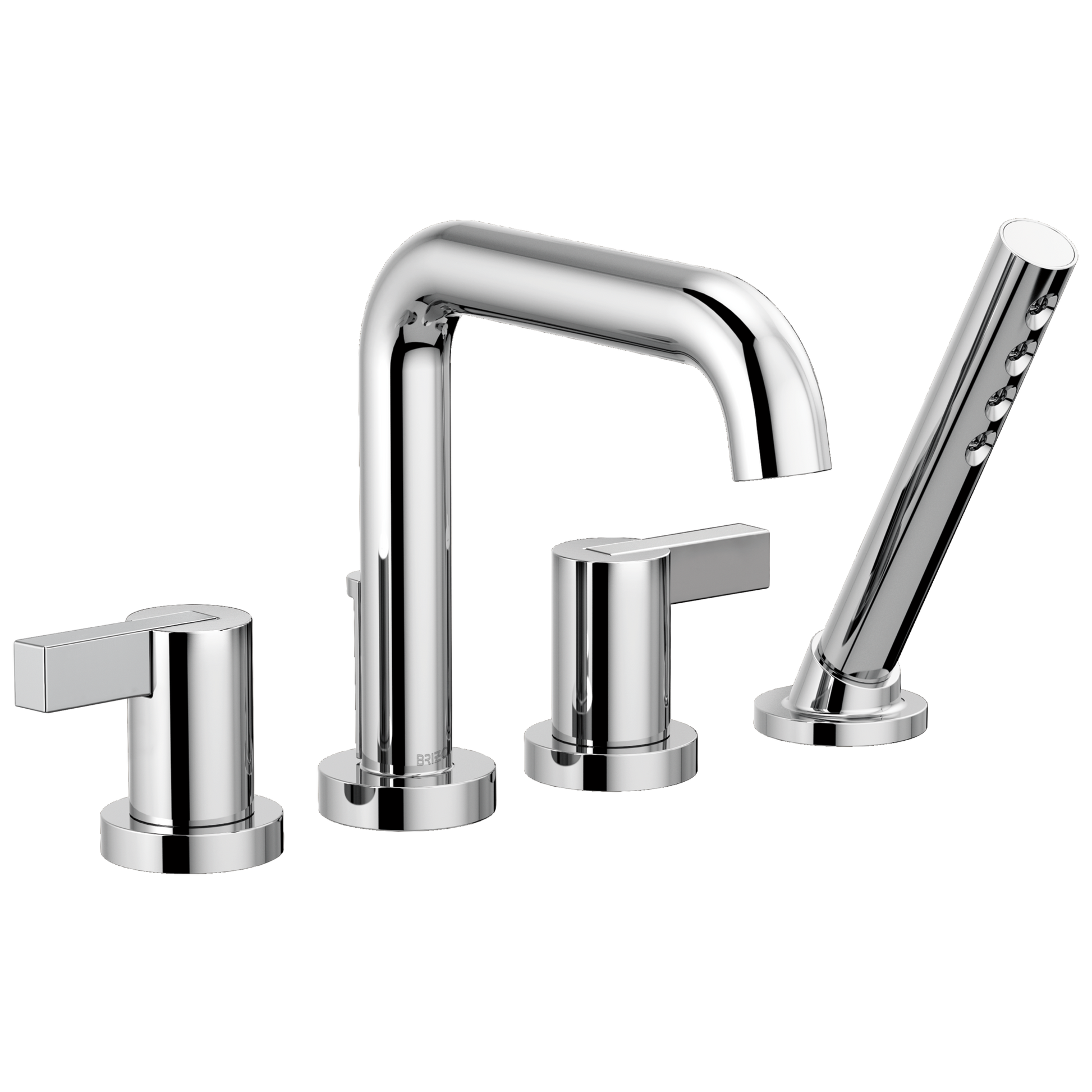 Brizo Litze Roman Tub with Handshower - Less Handles - Complete Kit - Polished Chrome