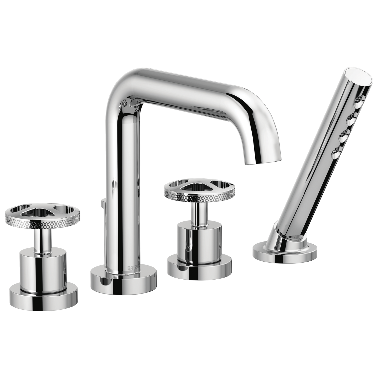 Brizo Litze Roman Tub with Handshower - Less Handles - Complete Kit - Polished Chrome