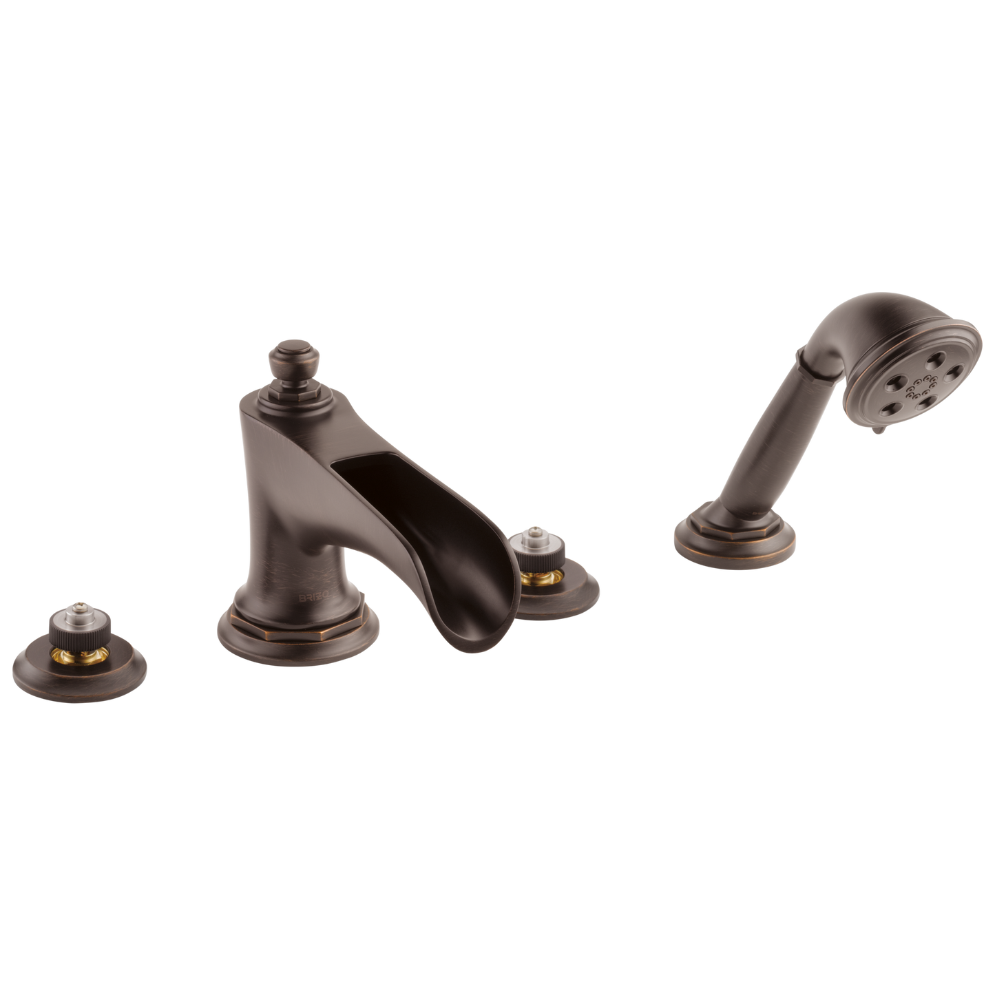 Rook Roman Tub Trim with Hand Shower - Less Handles - Venetian Bronze®
