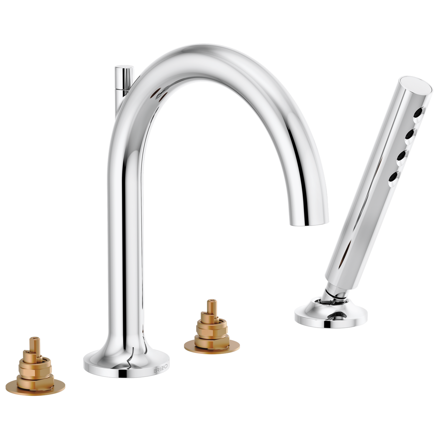 Brizo Roman Tub Faucet With Handshower Less Handles
