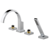 Siderna Roman Tub Faucet with Hand Shower - Less Handles lifestyle