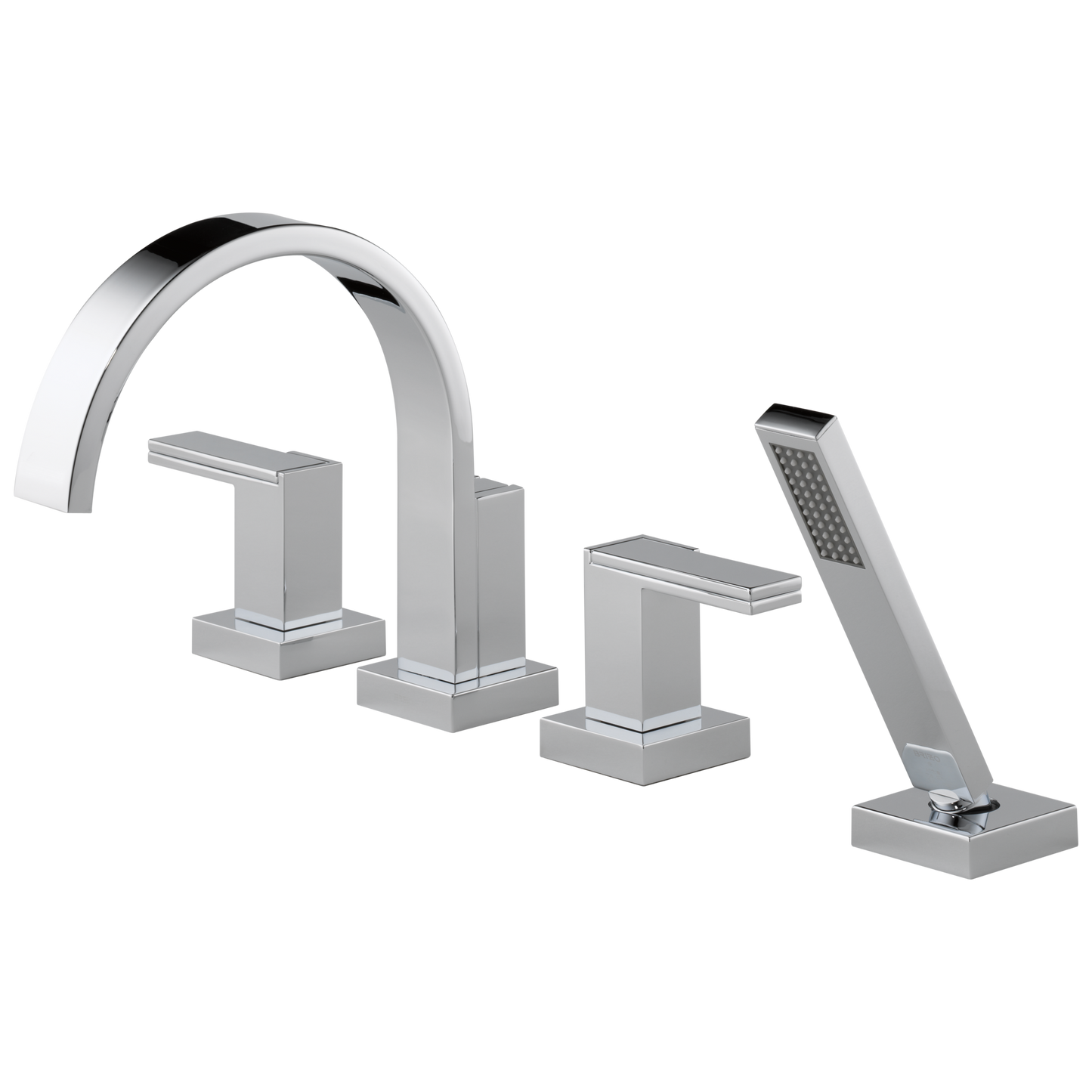 Brizo Siderna Roman Tub Faucet with Hand Shower - Less Handles - Complete Kit - Polished Chrome