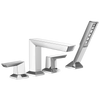 Vettis Roman Tub Faucet With Handshower - Polished Chrome